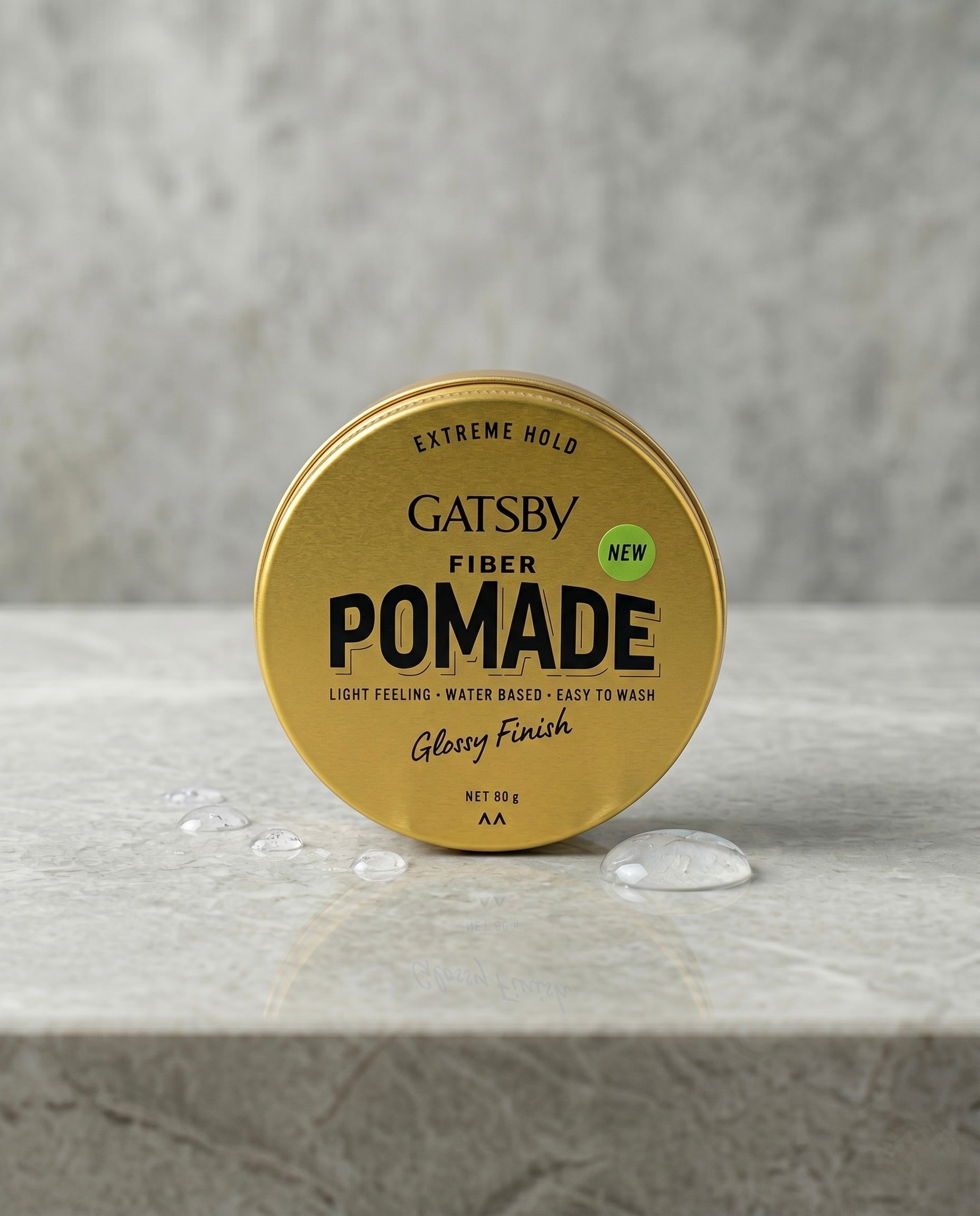 Gatsby Fiber Pomade Glossy Finish wax
