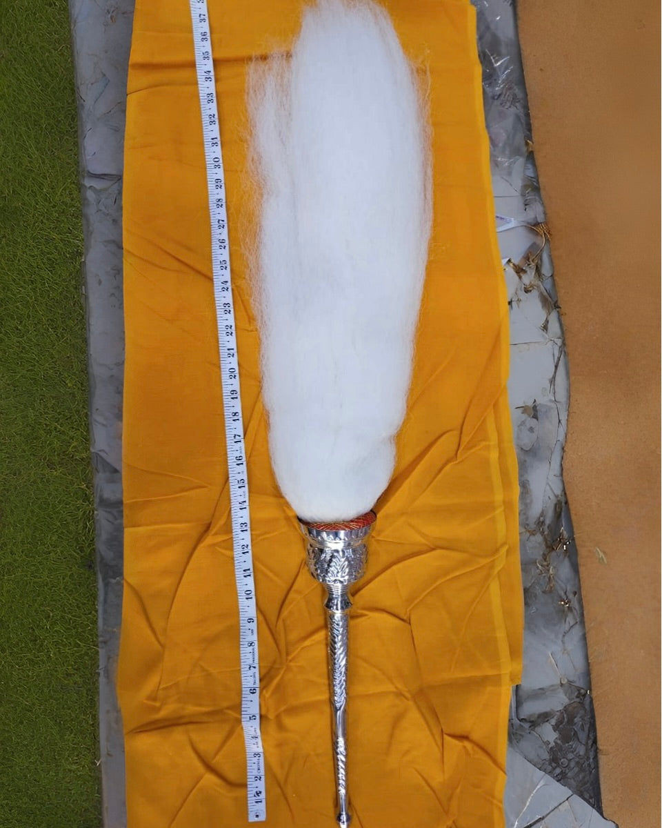 Steel Handle Chawar Sahib