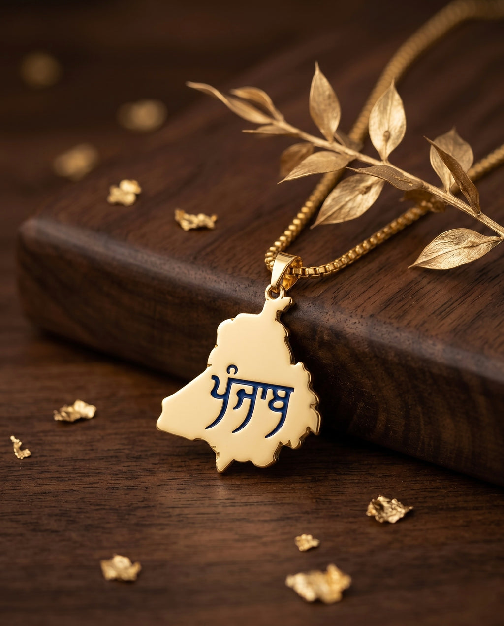 Punjab Locket Golden