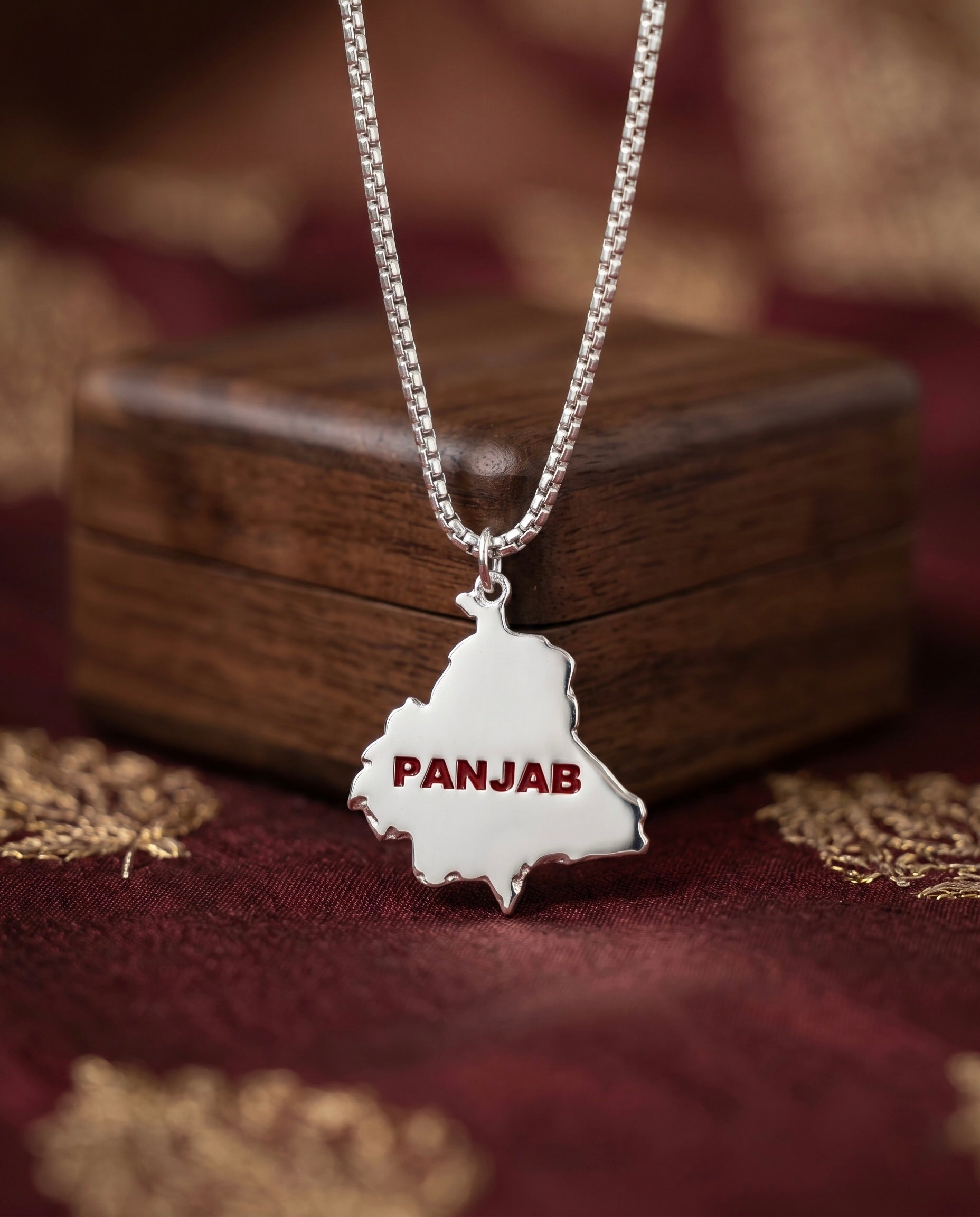 Punjab Locket Silver